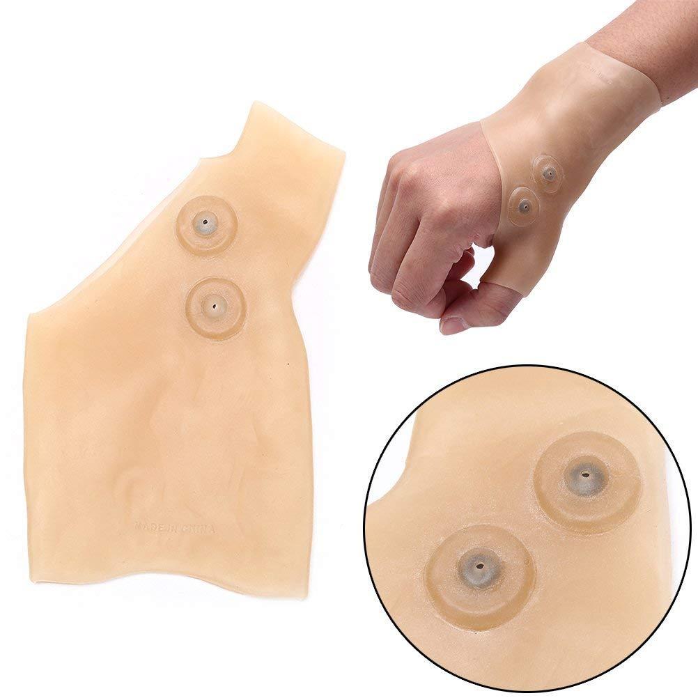 Frackson Frackson 1 Pcs Magnetic Therapy Wrist Glove Tenosynovitis Pain Relief Wrist Hand Thumb Support Gloves Wrist Support Braces for Men and Women Use For Gym Workout