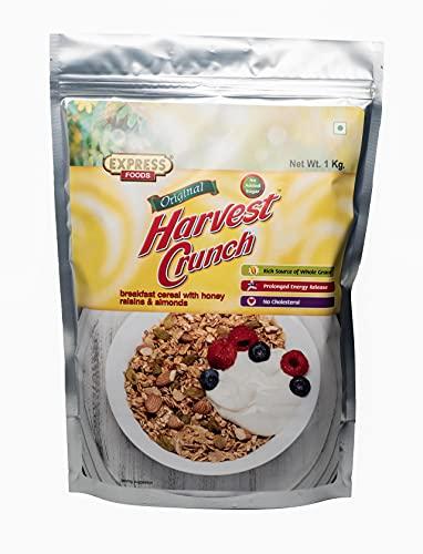 Express Foods Express Foods Harvest Crunch Breakfast Cereal, No Added Sugar Jar, 1kg