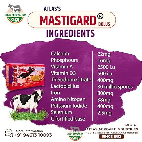 MASTI GARD ATLAS\'S MASTIGARD Bolus - 18 Bolus