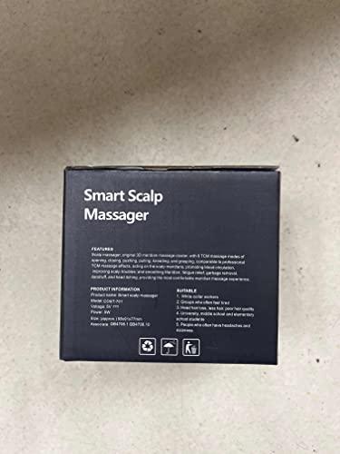 fomey Fomey Electric Scalp Massager, 3 Modes Head Massager Scalp Hair Growth Portable Waterproof Pet Massager for Dogs and Cats with 4 Massage Heads Deep Clean and Stress Relax, Gifts for Men Dad