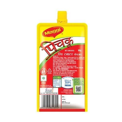 Nestle Maggi Tomato Ketchup Pichkoo, 90g [Pack of 6]