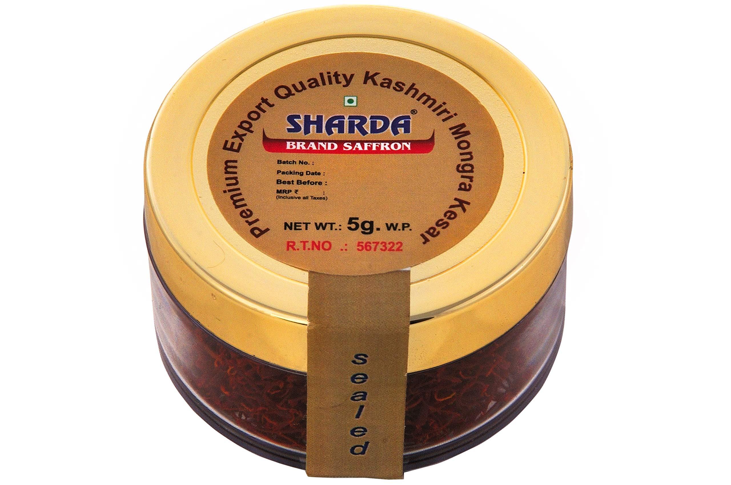 Sharda Saffron Sharda Saffron Original 100% Pure Premium Kashmiri Kesar Grade 1 A++ | 5 gm