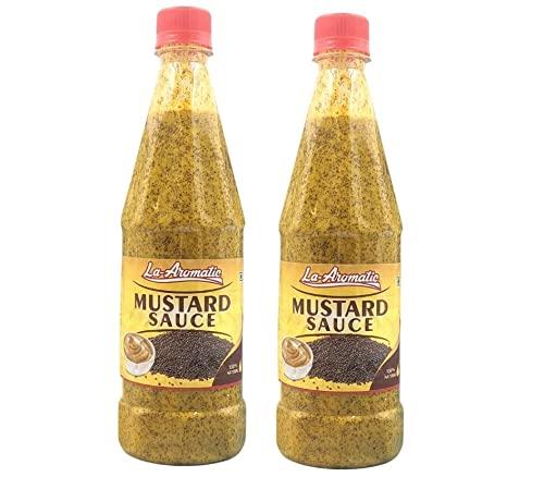 Aromatic La Aromatic All Natural Mustard Bengali Style Kasundi Sauce-700 Grams (Pack of 2)