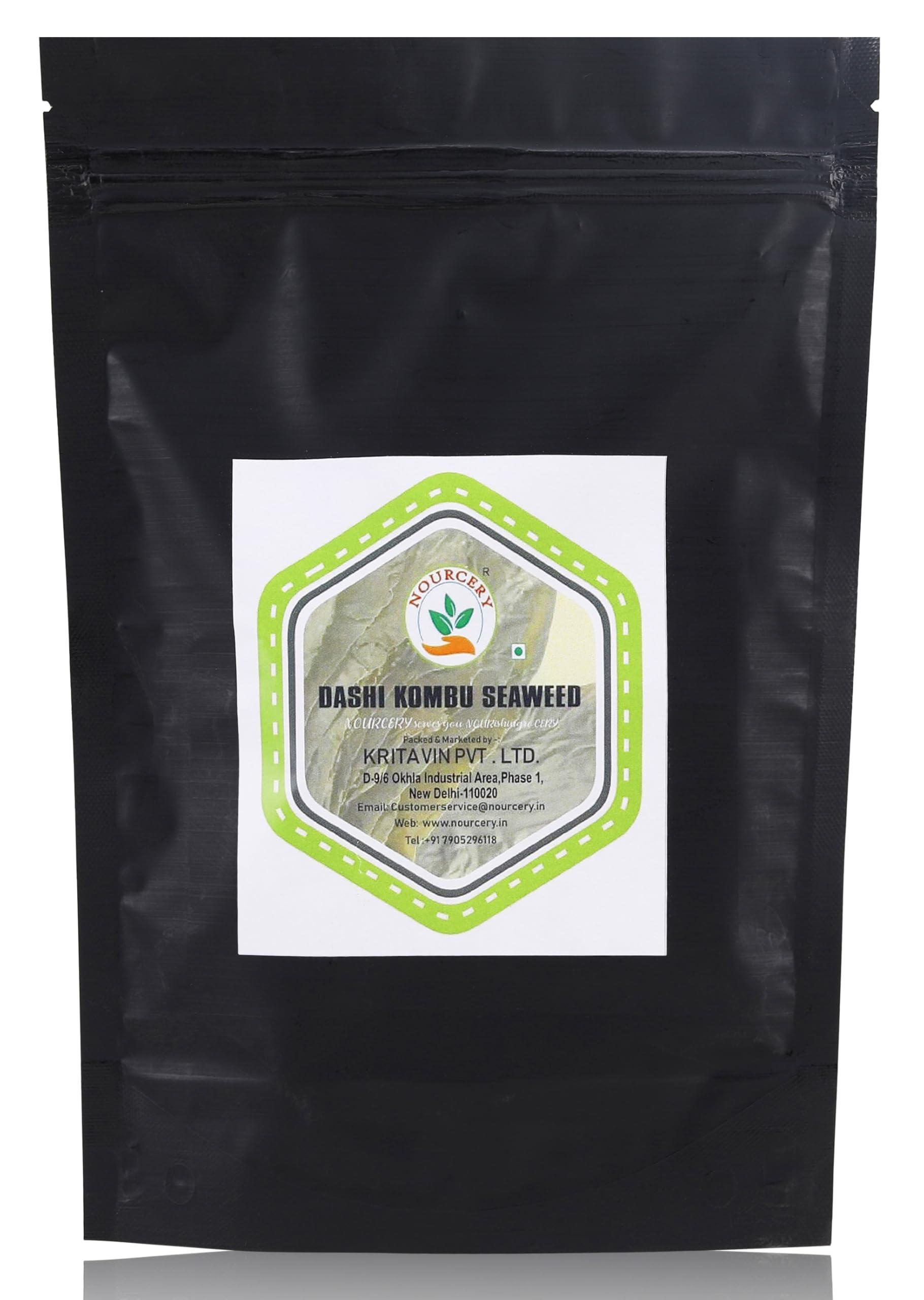 NOURCERY Nourcery Dried Kombu Strips, 50g (Dashi Kombu Dried Kelp)