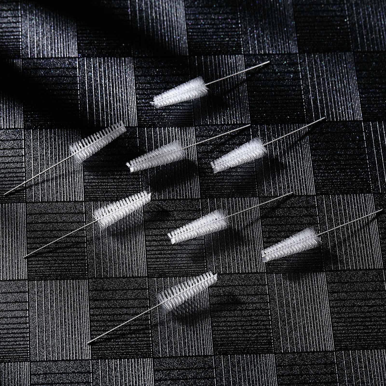 Patelai Hearing Aid Cleaning Tool Hearing Aid Vent Tube Brush Tube Cleaning Tool Small Pipe Brush for Clean Small Holes or Pipes (10 Pieces)