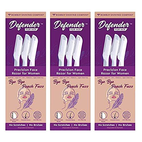 Bombay Shaving Company Bombay Shaving Company Face Razor For Women Pack of 3 and Coffee Face Wash