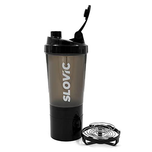 SLOVIC SLOVIC Shakers for Protein Shake, Plastic Free Gym Bottles for Men, Odor free Protein Shaker Bottles for Protein Shake, Leakproof Gym Shaker Bottle