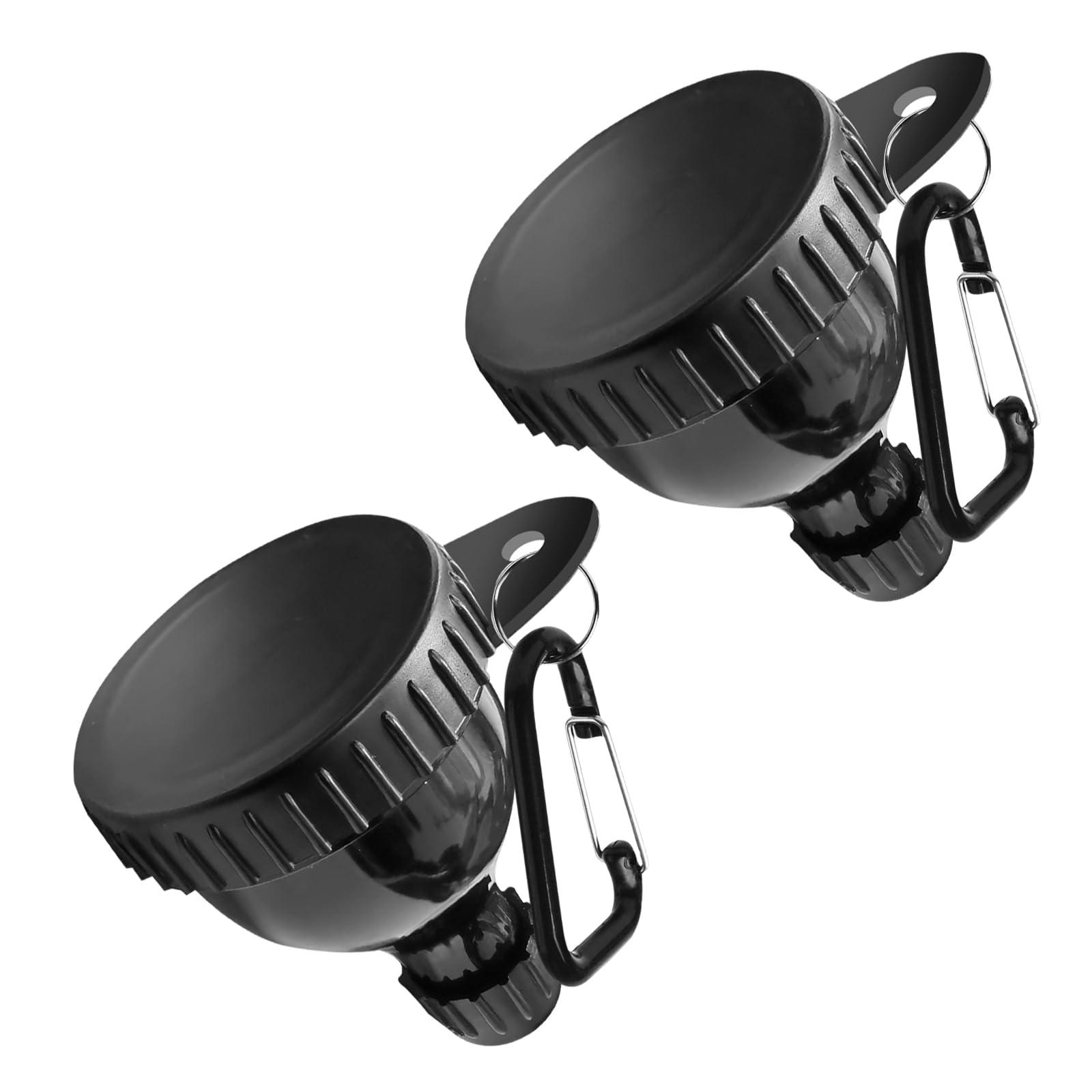 Tantanle 2 Pack Protein Powder Funnel, Portable Protein Powder Keychain, 50ml Protein Powder Holder, Protein Powder Container for Workouts, Fitness and Traveling