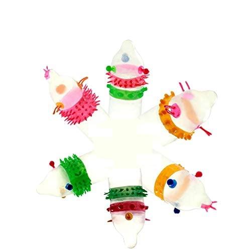 Generic Long Play Big Dotted Spike Extra Delay Extra Time Control Ribbed Condoms For Men (Pack of 5)