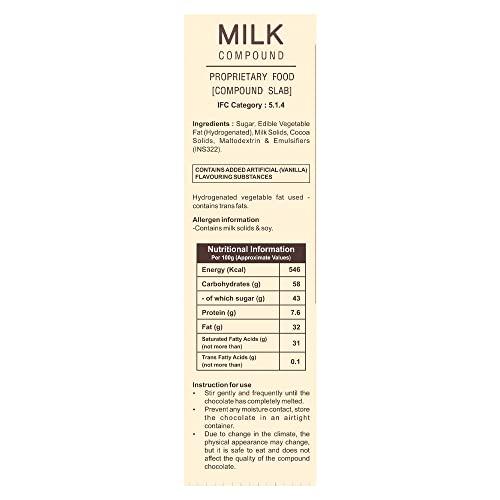 Chocoville Chocoville Milk Compound Slab 500g
