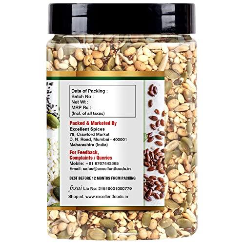 Generic EXCELLENT FOODS - 7 in 1 Super Seed Mix | Protein Boost Trail Mix 1Kg