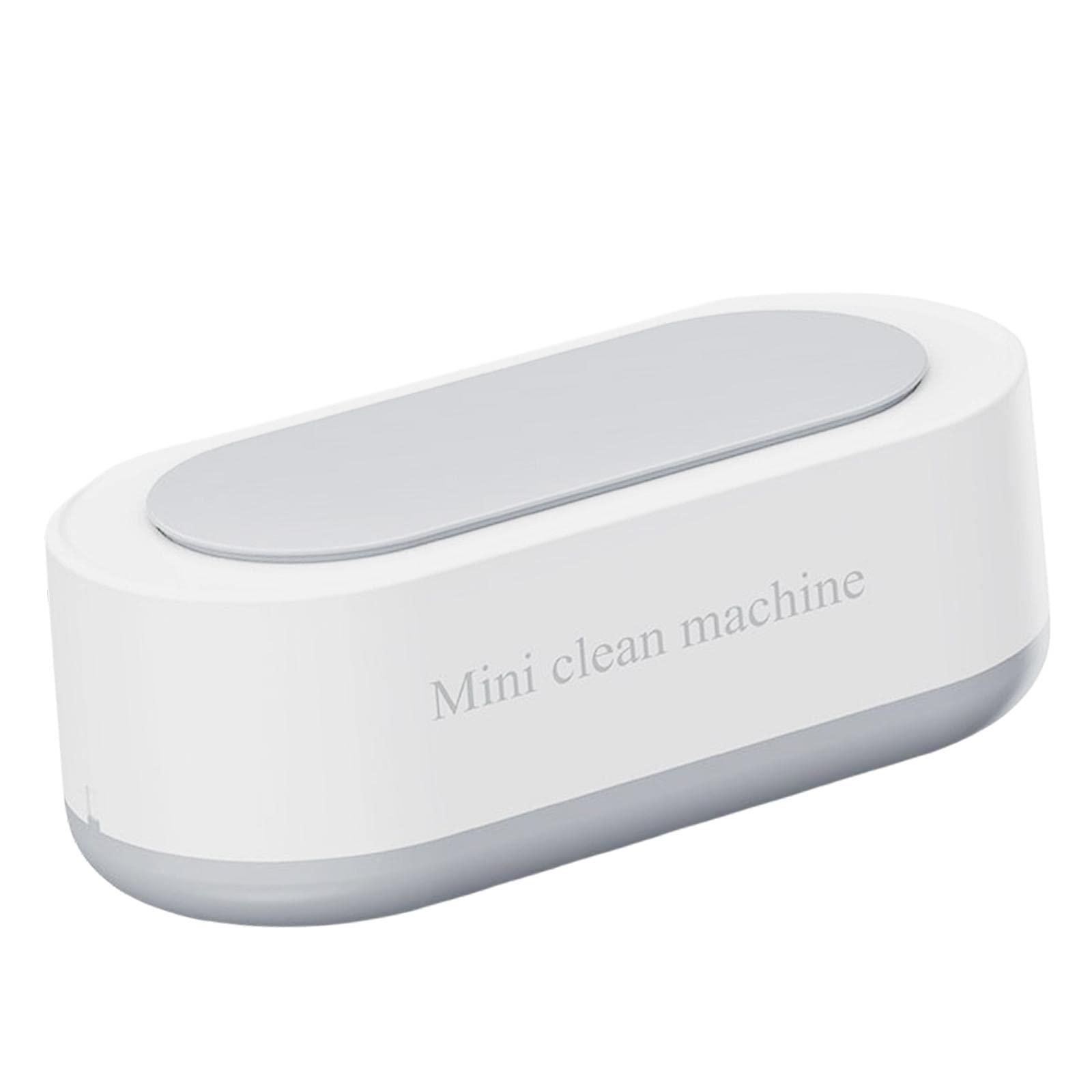 BNF BNF Battery Operated Ultrasonic Jewelry Cleaner for Rings Necklace Shaver Heads White