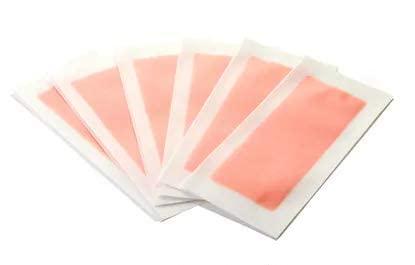 Diver Diver Hair Removal Waxing Strips for Eyebrows Face Upper Lip Chin Facial Wax Strips for Home and Salon for Women and Girls (Pack of 20)