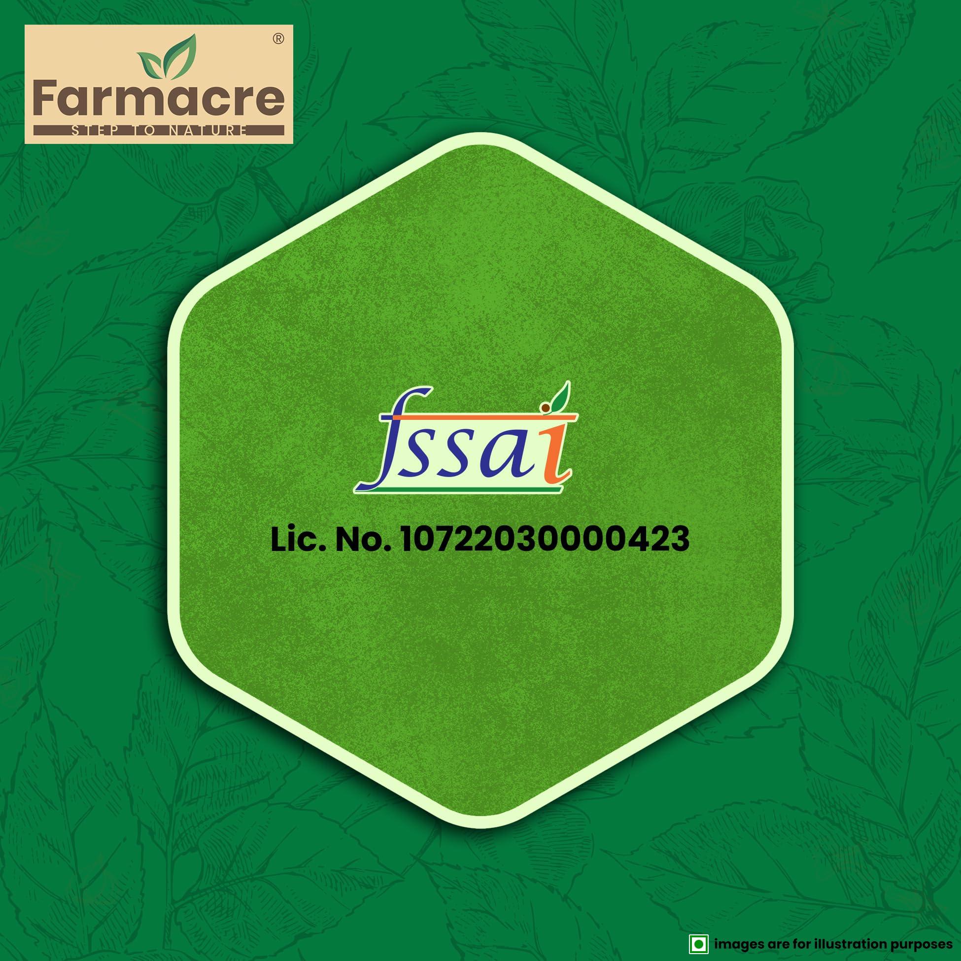 Farmacre With Logo Farmacre Selam Haldi Powder/Turmeric Powder/Natural Haldi Powder - 250 gms Pack | Product Of Cow Based Natural Farming (CBNF) | Product Of Chemicals Free & Pesticides Free (250 gm)