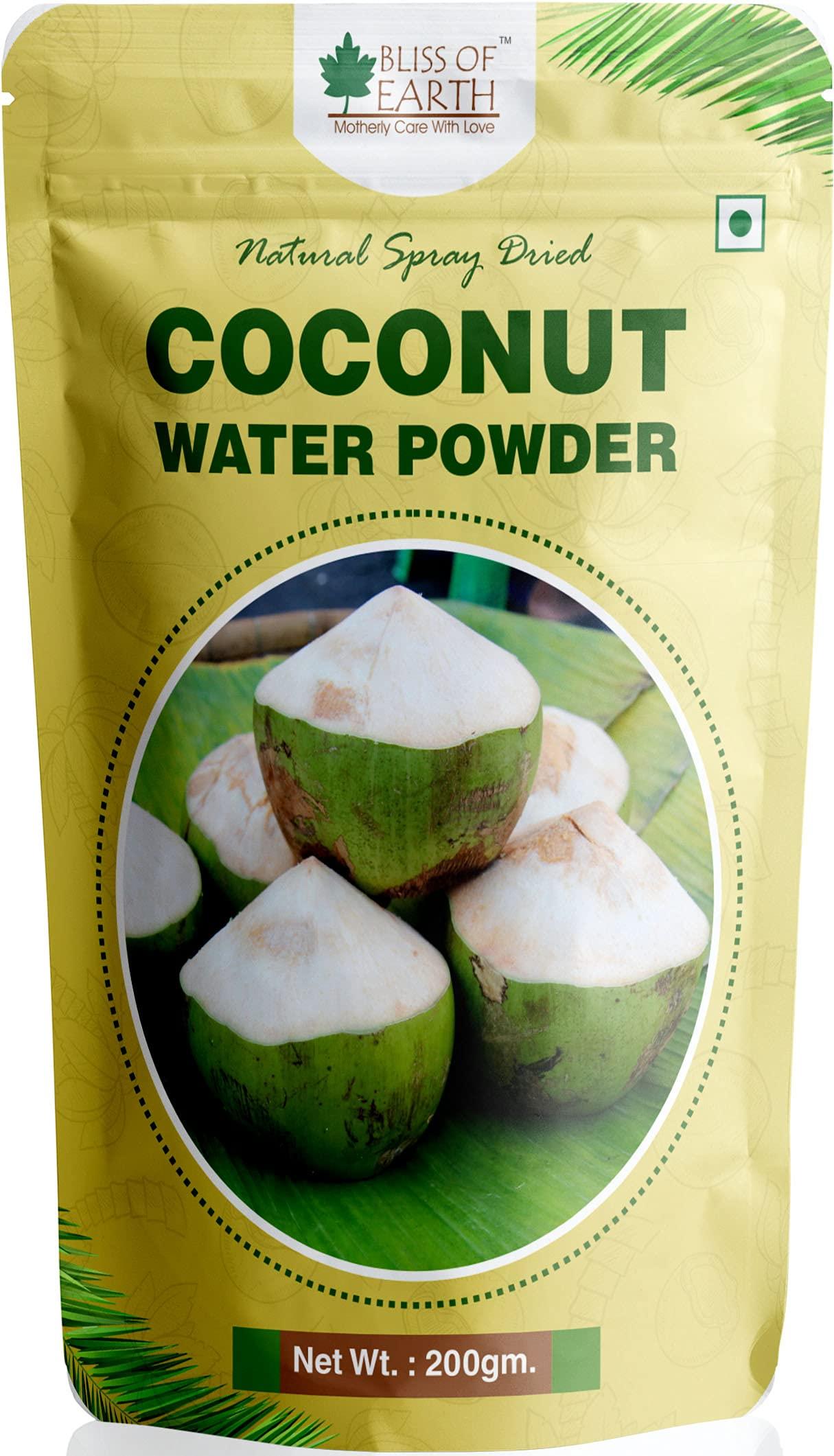 BLISS OF EARTH Bliss of Earth 2x200 Gram Coconut Water Powder Natural Spray Dried (Pack 2)