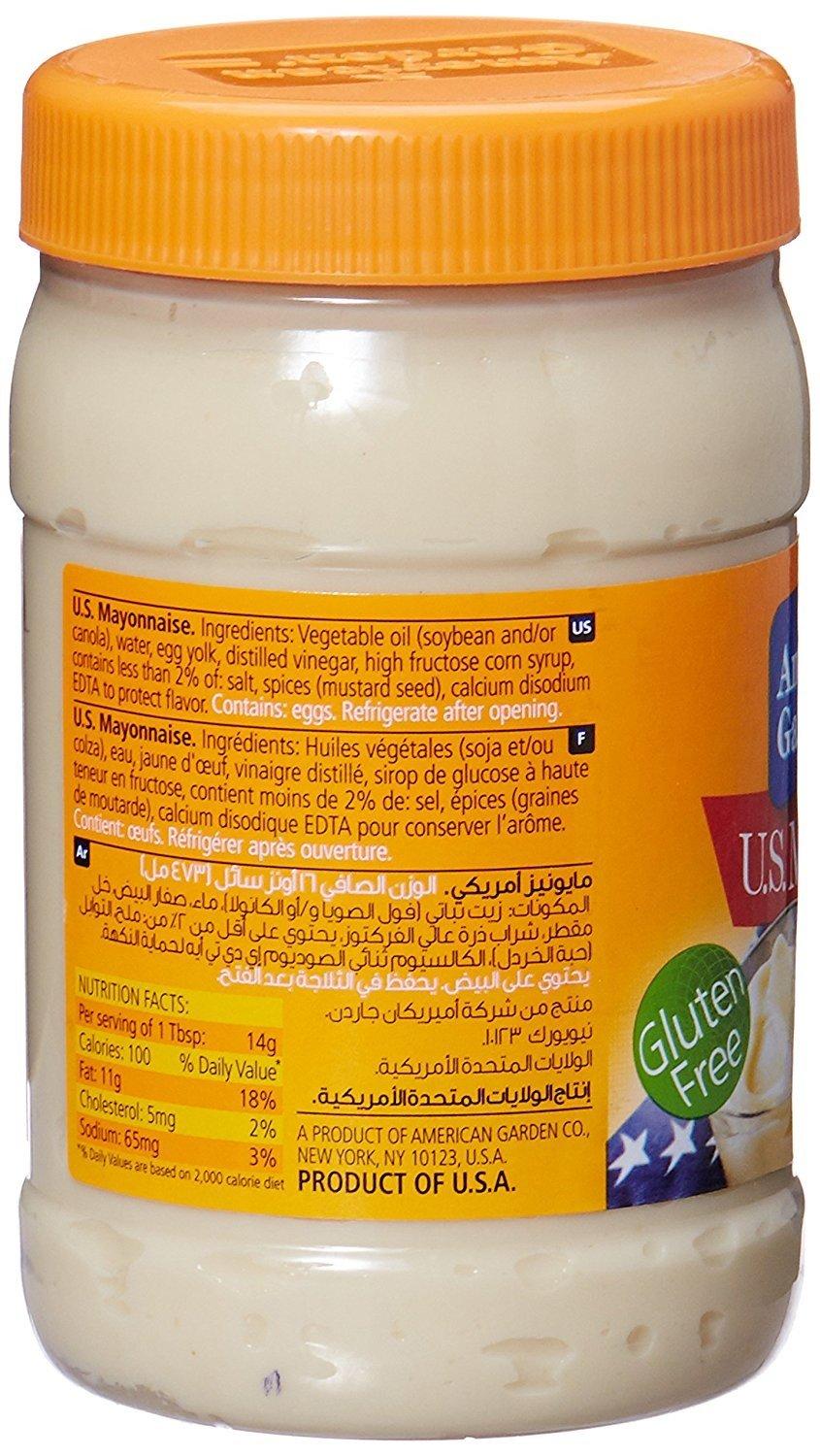 American Garden American Garden U.S. Mayonnaise, 473ml