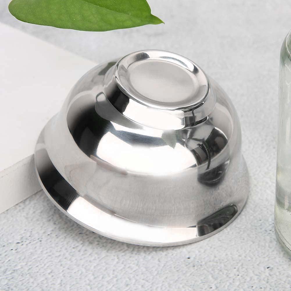 Seathkoa Shaving Brush Mug, Men Mug Stainless Steel Longer Service Life with Thick Material for Men(Shaving Bowl)