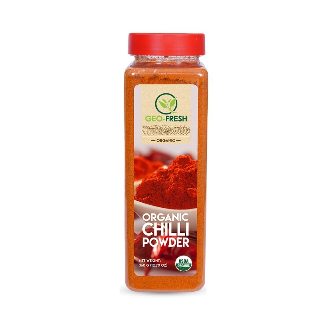 Geo-Fresh Geo-Fresh Organic Chilli Powder (360g) - USDA Certified