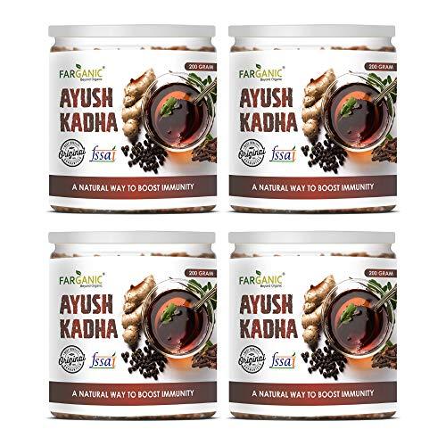 FARGANIC FARGANIC Ayush Kadha Mix / Kwath Powder for Immunity Booster - 800 GM (200X4)