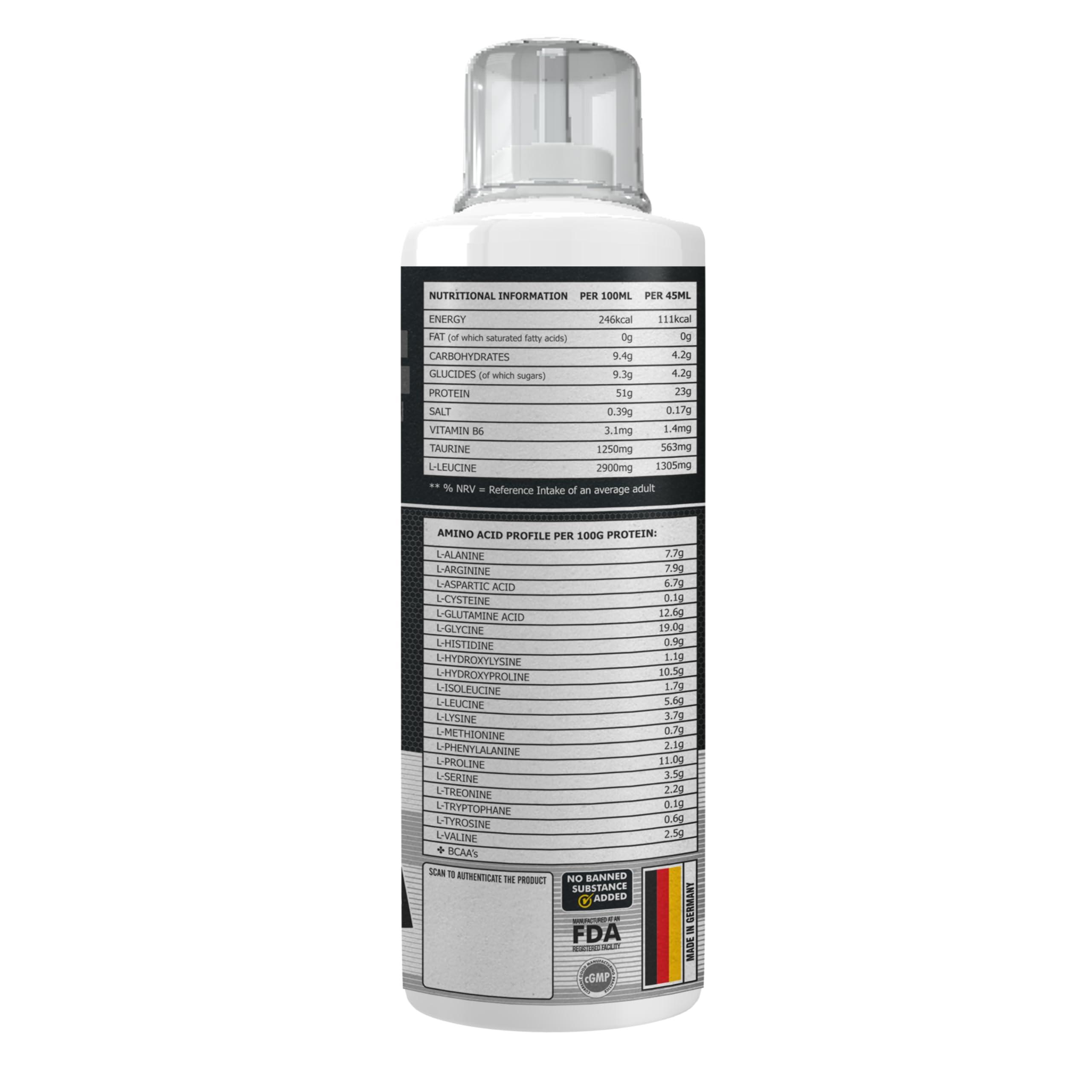 POLE NUTRITION PRO6 Pole Nutrition Amino Power Liquid Cola Flavour 1000ml - Premium Amino Acid Supplement for Enhanced Performance and Recovery