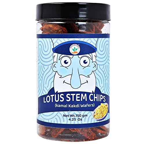 NOURCERY Nourcery Lotus Stem Chips, 150g (Kamal Kakdi Wafers)