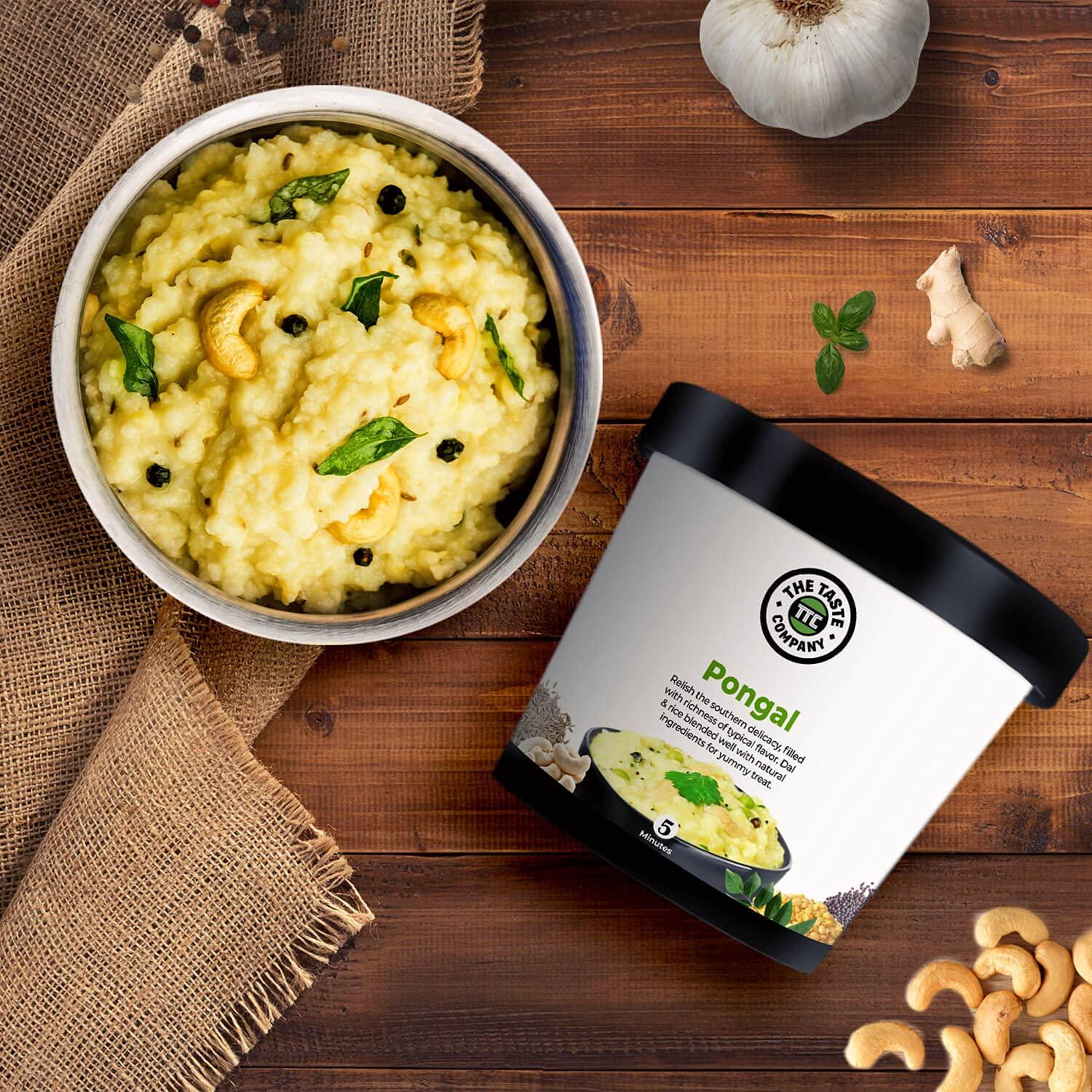 TheTasteCompany TheTasteCompany Pongal - Ready to Eat | Instant Food | Taste Company (Pack of 6)