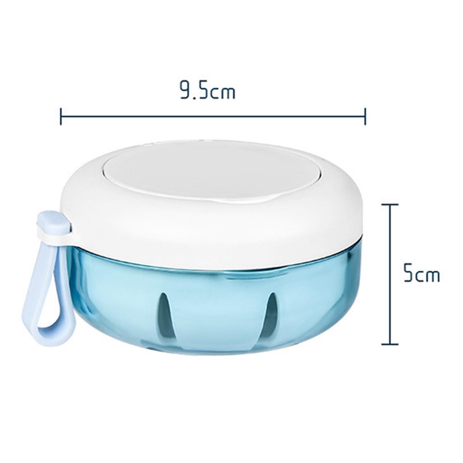 ATORSE ATORSE Denture Case Easily Drip and Dry with Strainer Basket Waterproof Denture Cup