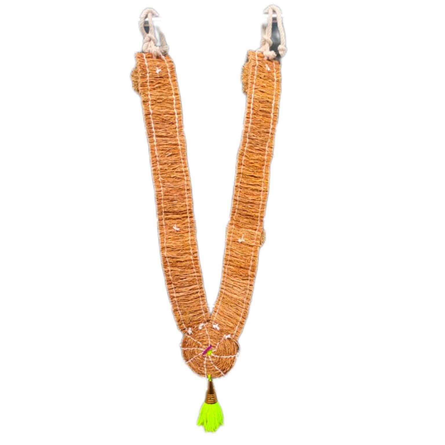 Generic Vetiver malai Made by Pure vetiver Root with Divinity Aroma - vetiver Flat Malai 18 inches