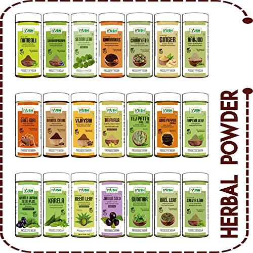 IYUSH Herbal Ayurveda IYUSH Herbal Ayurveda Harad Powder – 400gm | Haritaki Powder Organic | Haritaki Churna | Harde Powder | Harar Powder Organic | Ayurvedic Medicine for Acidity Relief | Gastric Medicine Ayurvedic |