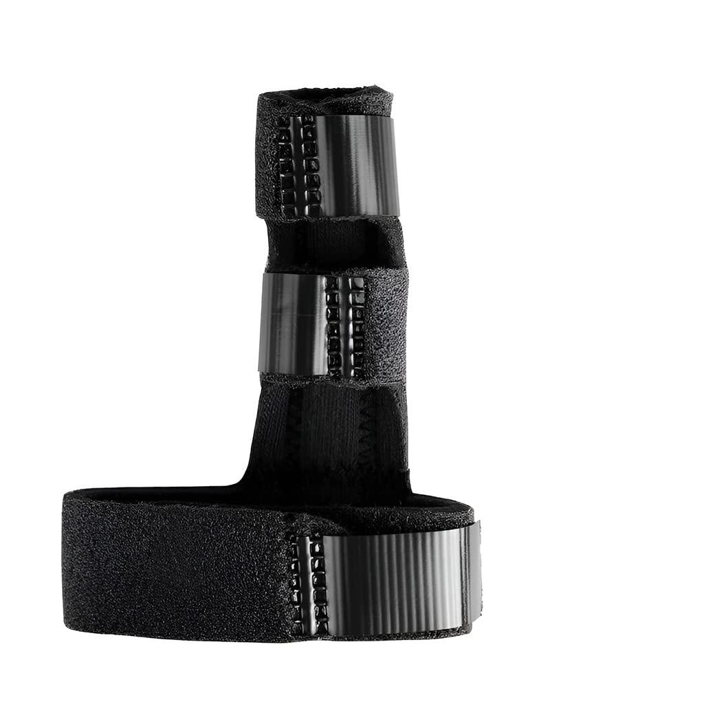 HANNEA HANNEA® Finger Splint for Middle Finger Knuckle Brace Finger fix Splint Straightening Support Protection Sleeve for Finger Immobilization, Fracture, Pain Relief(Black)