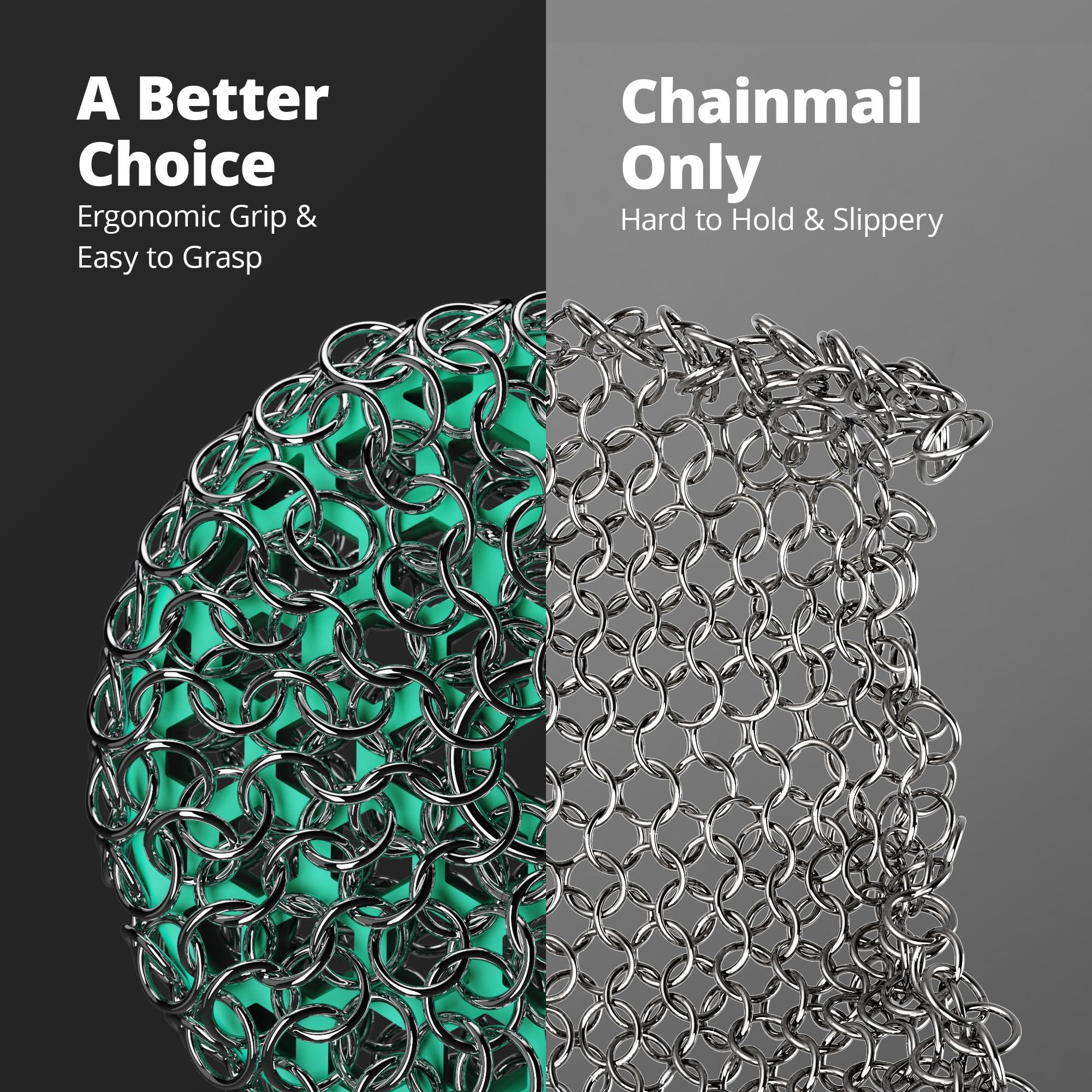 Greater Goods GreaterGoods Cast Iron Skillet 10 Inch (Cast Iron Scrubber)