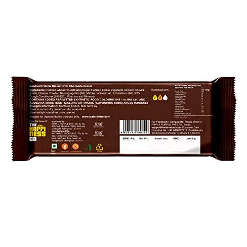 Wafer Story Wafer Story Choco Dream, Creamy & Crunchy Wafers (Pack of 6) - 6x60gm | Chocolate Flavoured Wafer Biscuits