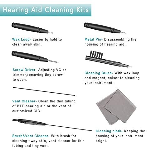 BOCOKO Universal Small Carry Case with Silicone Lining for PSAPs hearing aid