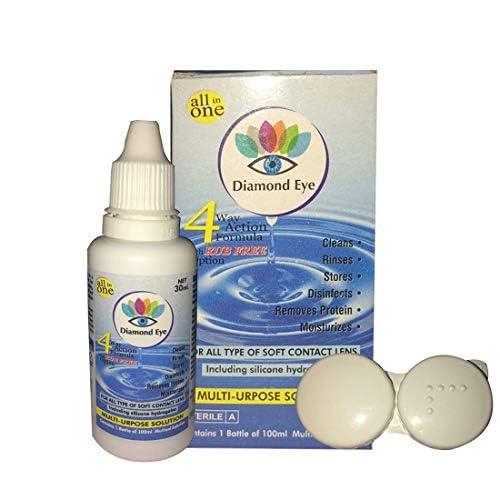 SOFT EYE Soft Eye 4 Pair Monthly Colored Blue Hazel Green Grey Contact Lenses for Eye Men and Women 1 Lens Storage Box