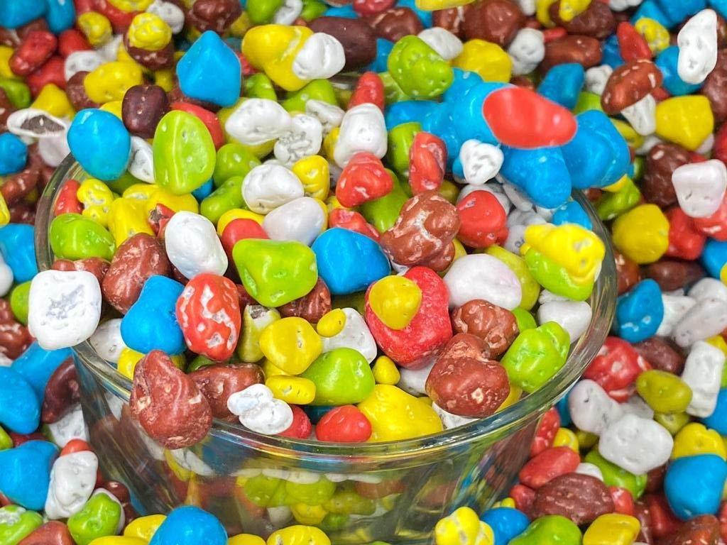 Organic Orchard Organic Orchard Stone Candy Hard Colorful Rock Candies Milk Chocolate (Pack of 1800 Gram)