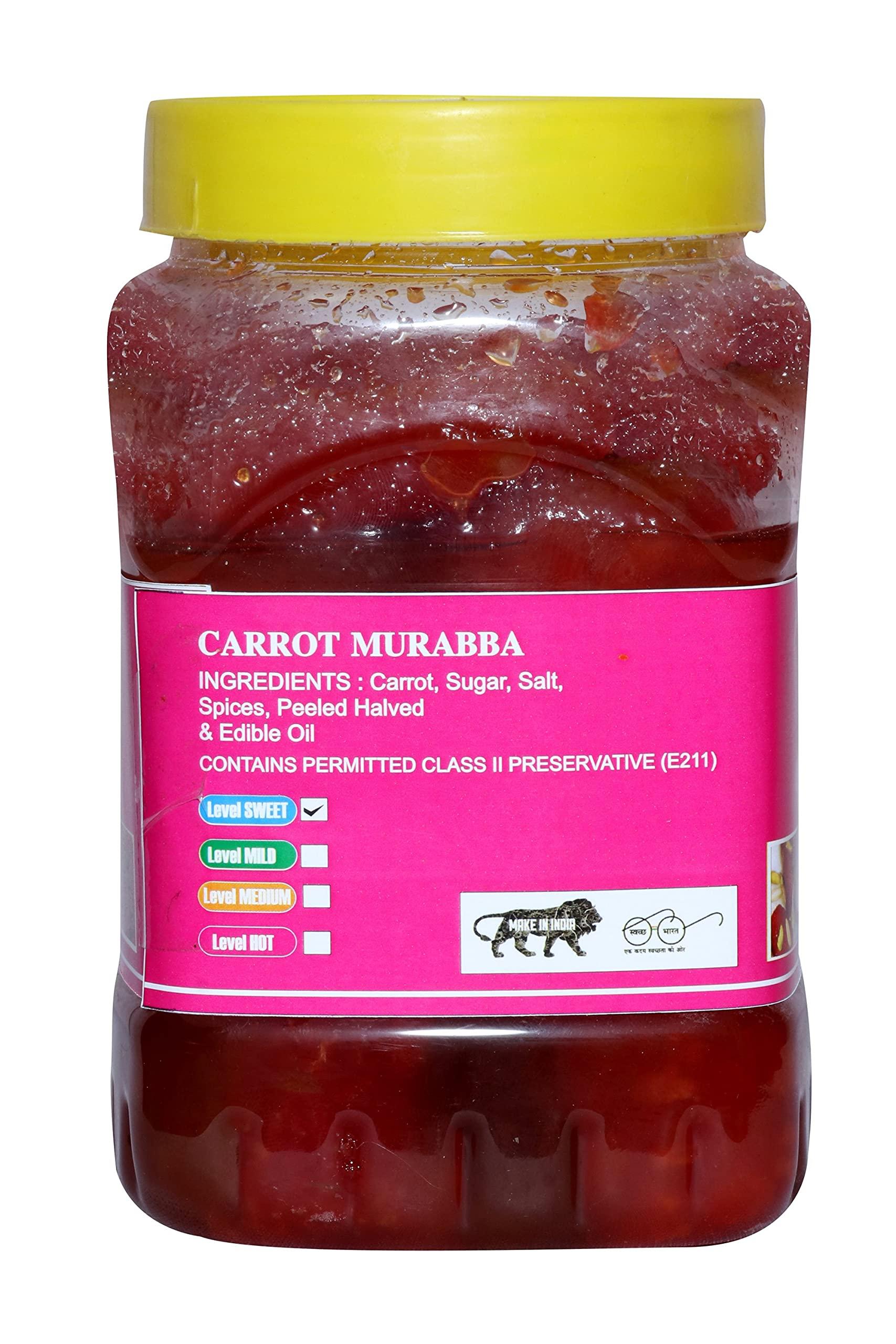 DAILY FOOD DAILY FOOD Homemade Organic Natural Carrot Murabba (800 Grams)