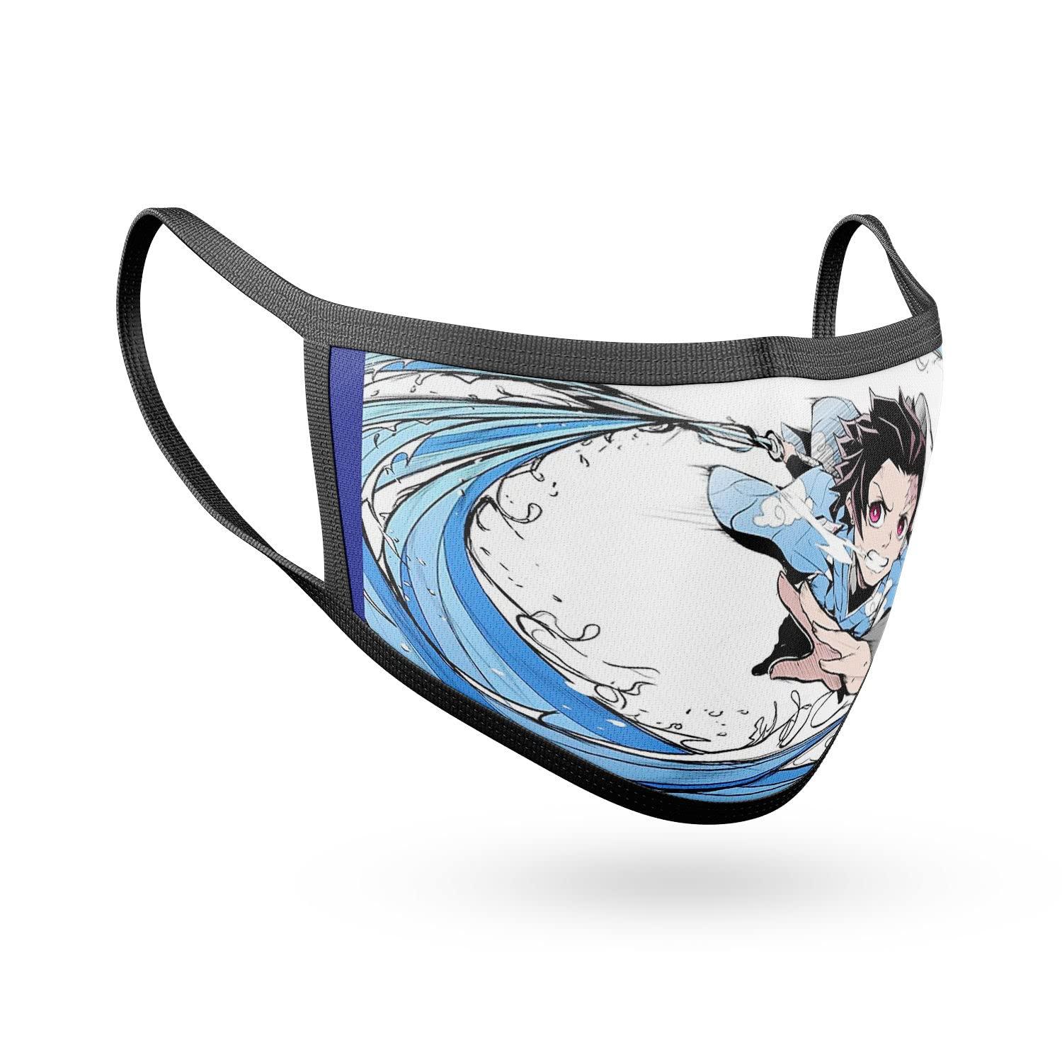 The Midle Skool The Midle Skool KIMETSU NO YAIBA DEMON SLAYER Mask 2 Ply Soft Cloth Face Mask