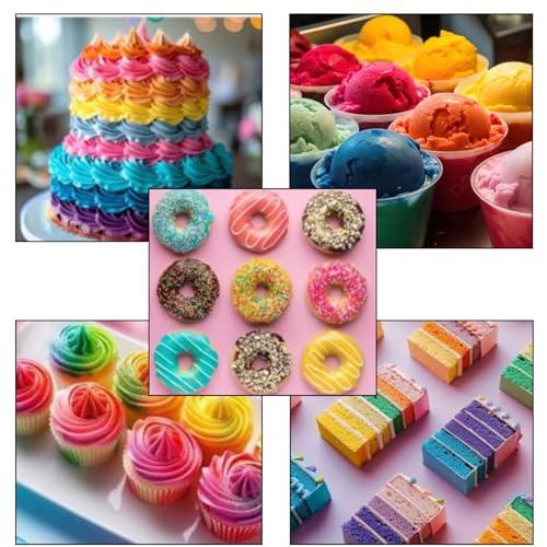 Papilon Food Flavours & Colours Papilon Pack of 7 Liquid Food Colours 20ml each.