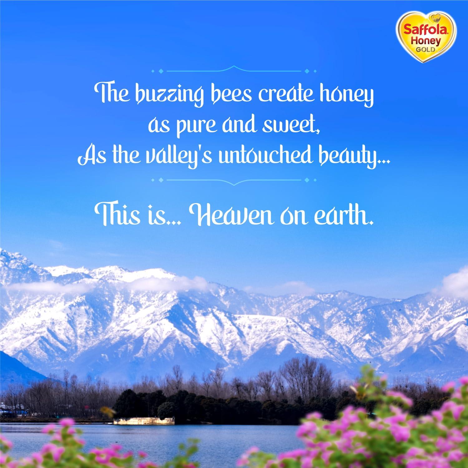 Saffola Saffola Honey Gold, 100% Pure Honey, Made with Kashmir Honey, 500g