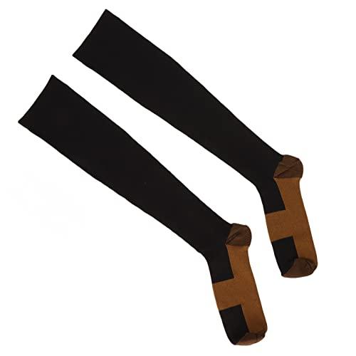 Lusb Compression Socks, Copper Fiber Stress Relief Diabetic Socks For Diabetic Pain (XXL)