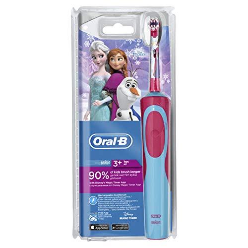 Oral B Oral B Cross Action Power Toothbrush Replacement Head (Soft) & Oral-B Kids Electric Rechargeable Toothbrush Featuring Frozen Characters