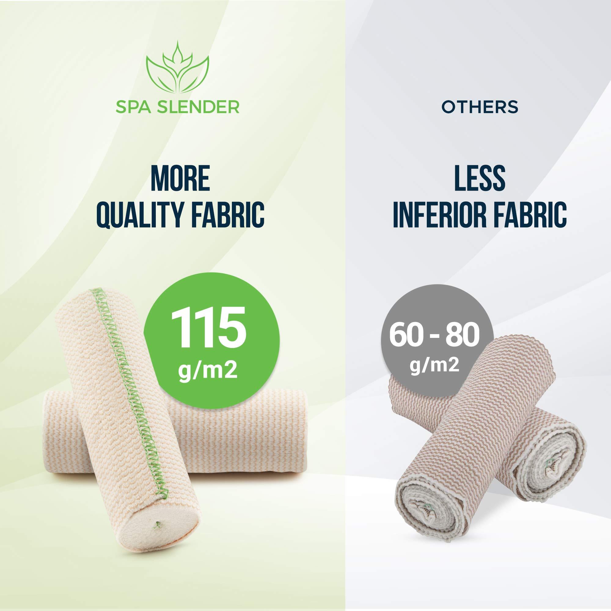 Spa Slender Spa Slender Body Wrap Elastic Bandages Latex Free Pack of 2