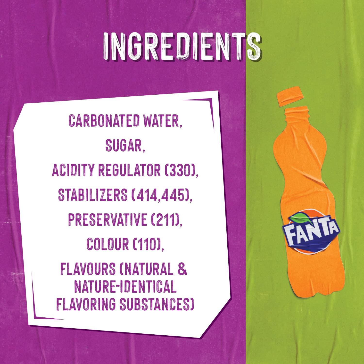 Fanta FANTA Orange Flavored Cold Drink | Soft Drink with Added Orange Flavour | Delicious Orangey Flavor| Recyclable PET Bottle, 1.25 L