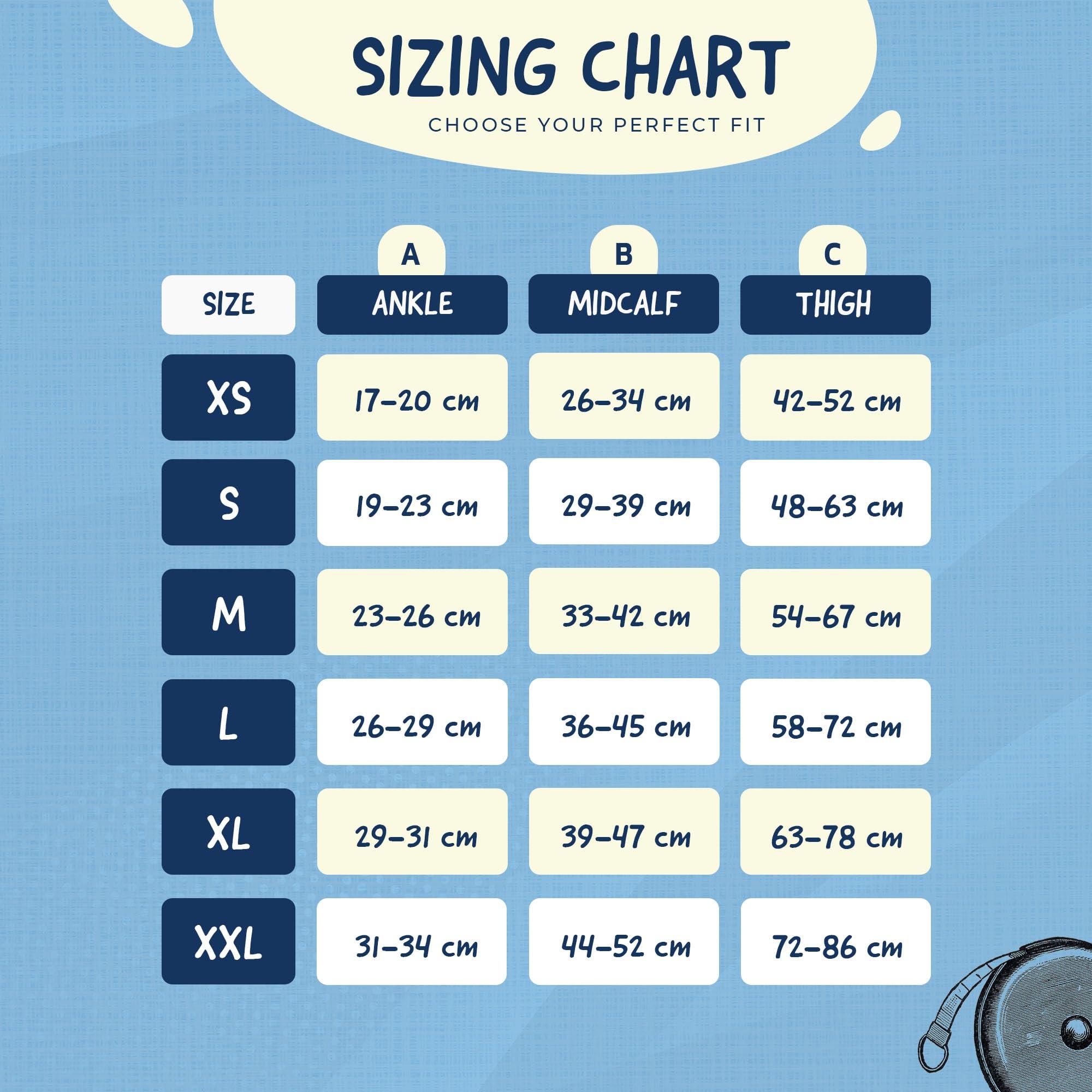 Sorgen Sorgen Class II Medical Compression Stockings for Varicose Veins | Class 2 Knee Length | Class II Compression Socks | Varicose veins stockings For men and women | 23-32 mm Hg (Large)