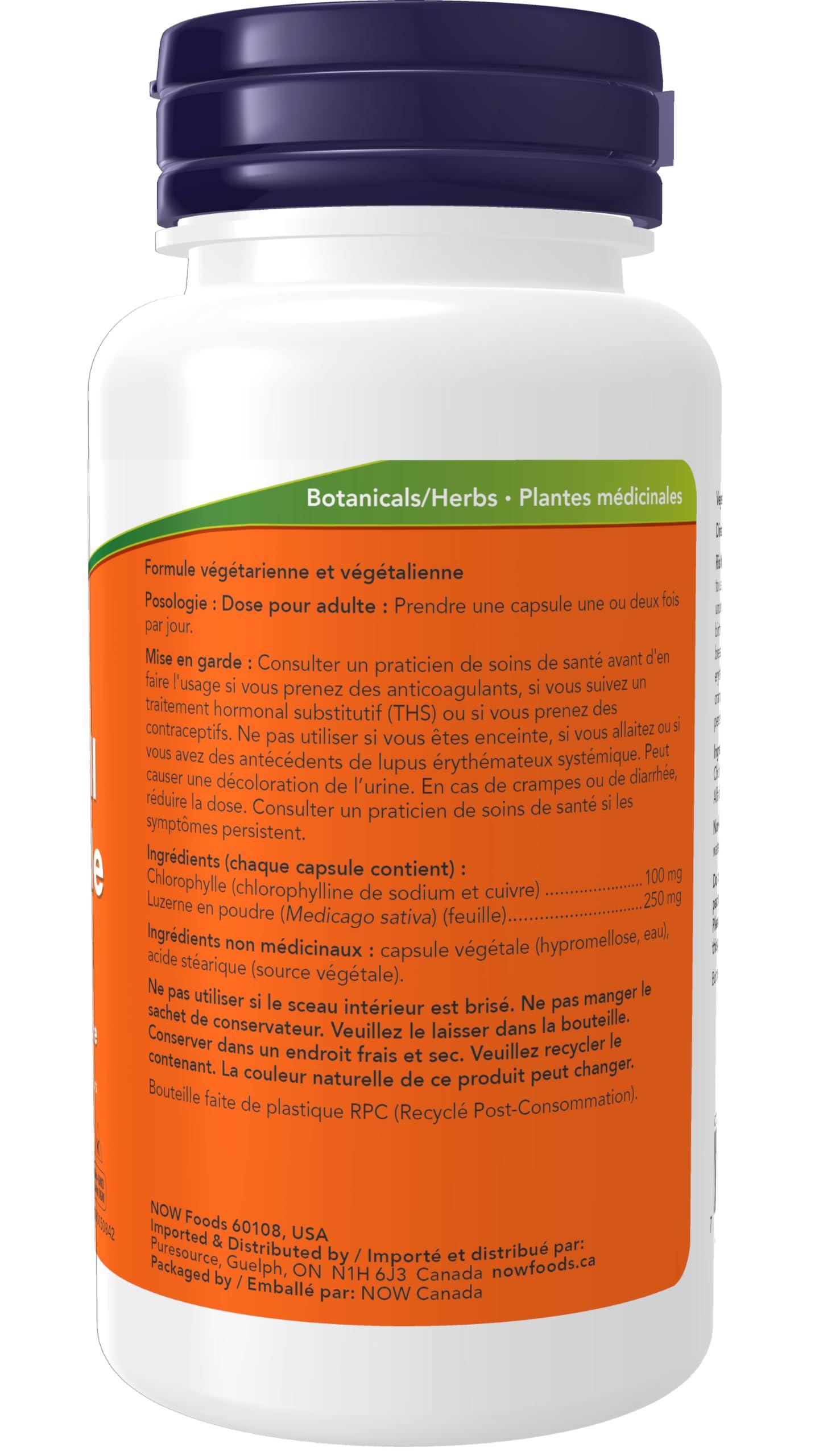 Now Foods Now Foods Chlorophyll 100Mg With Alfalfa 90Vcap