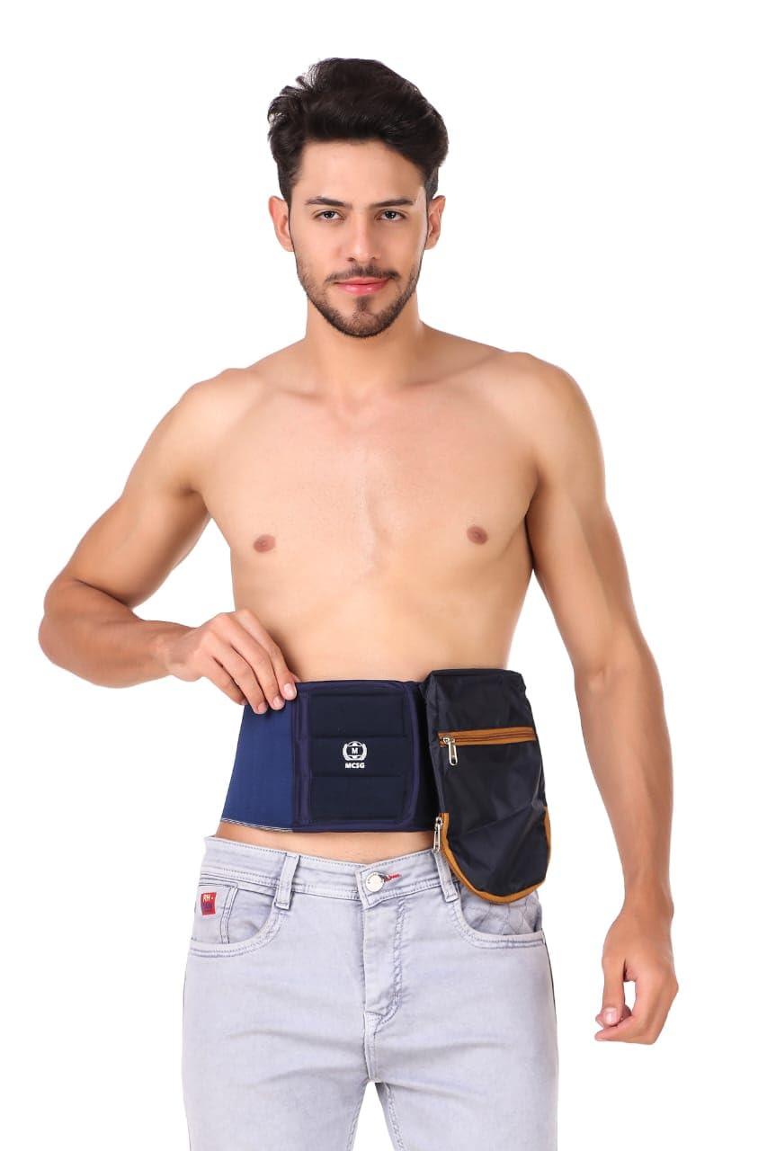 MCSG MCSG Ostomy Bag Support Belt For Left Side Ostomates Abdominal Belt (3XL)