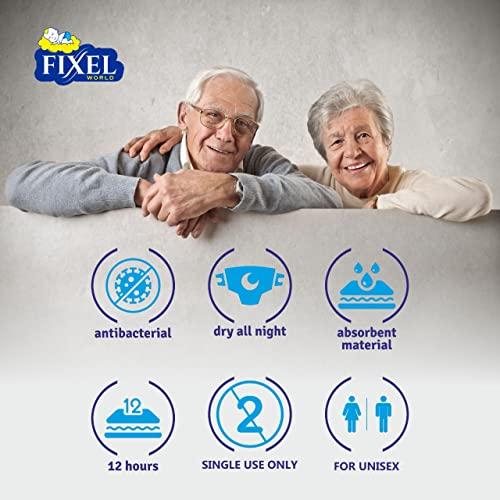 FIXEL FIXEL Adult diaper pants XXL Waist size 93-157 cm (37"62"),Unisex-Pack of 1(15 count)