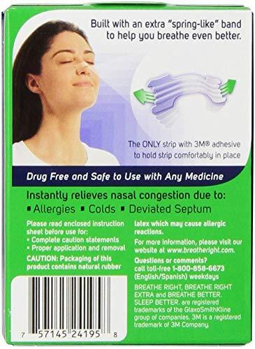 Breathe Right Breath Rite Extra Clear 2 Size 26ct Breath Rite Extra Large 26ct