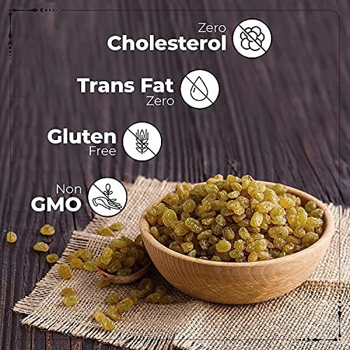 GRUTI Gruti Organic Popular Raisins (Rasine), 250g - Kishmish | Saugi | Kishmish Dry Fruits, Raisins Seedless, 250g