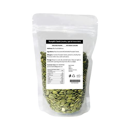 Getmart Getmart™ Raw Unroasted Pumpkin Seeds, Kaddu Ke Beej (250 Gms, 1 Pack)